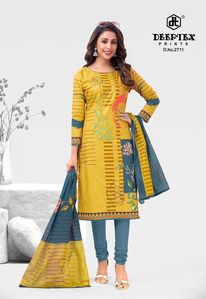 Deeptex Chief Guest Vol 27 Wholesale Printed Cotton Dress Material
